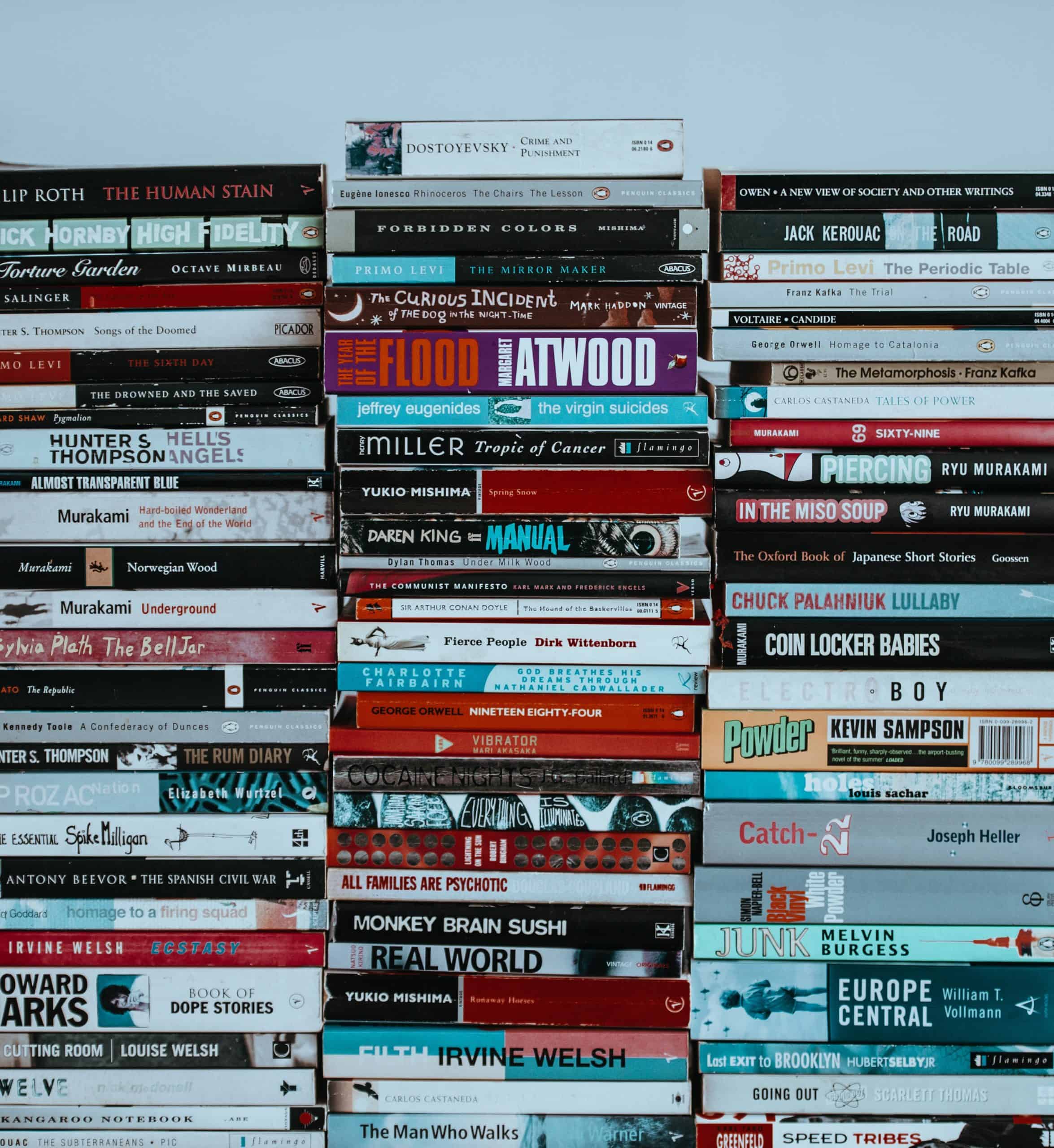 stack of books